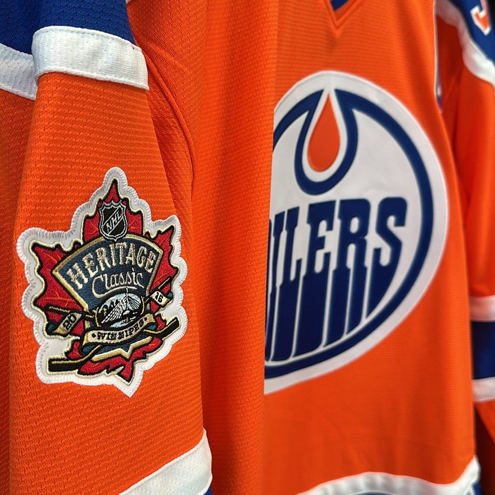 Connor McDavid Edmonton Oilers Mitchell & Ness Power Play Jersey - Orange - Picture 4 of 7